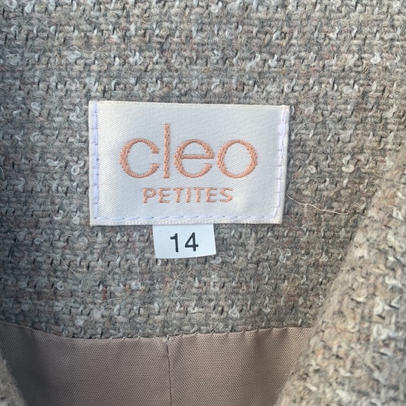Cleo Petites Lined Wool Blend Blazer Jacket - Picture 3 of 8